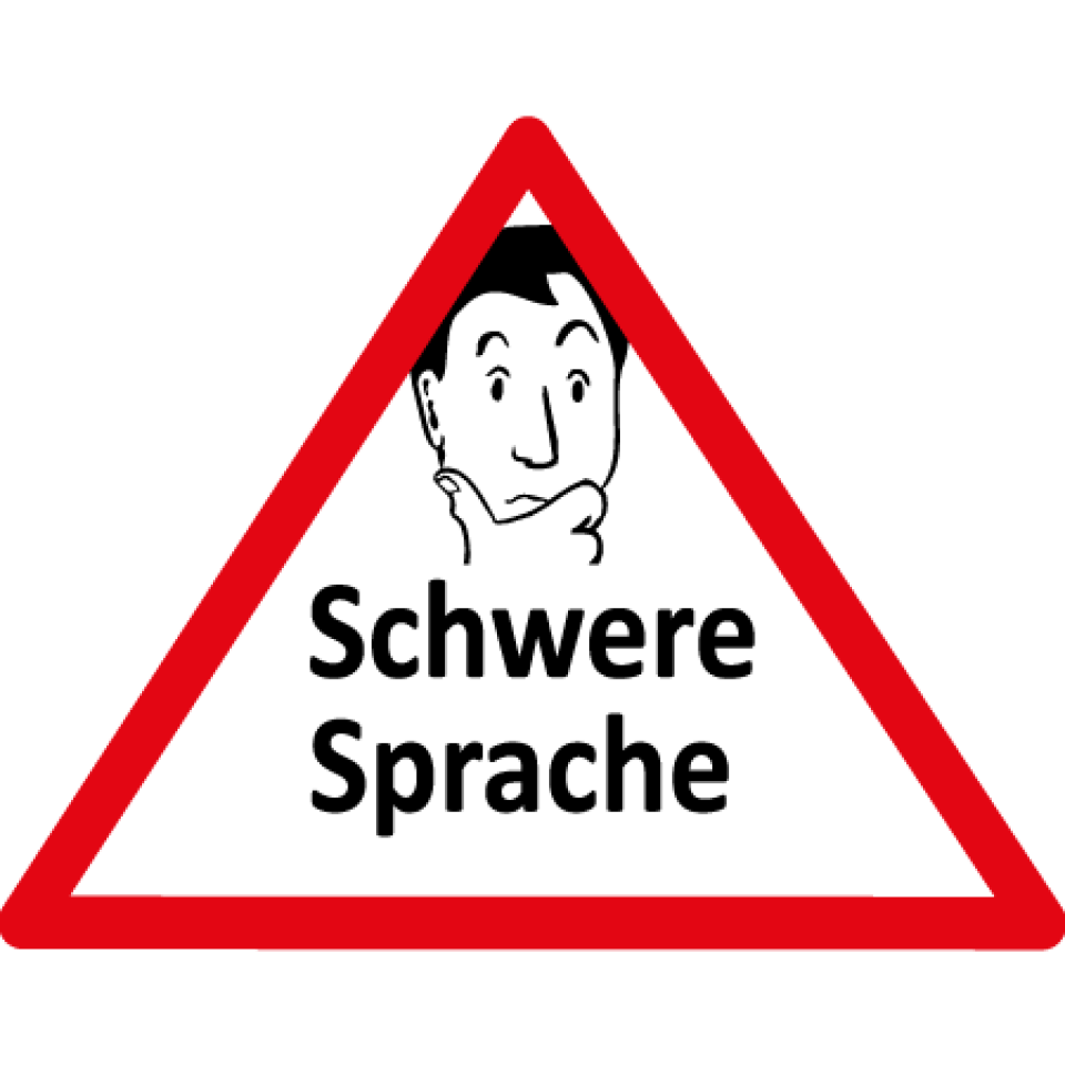 schwere Sprache